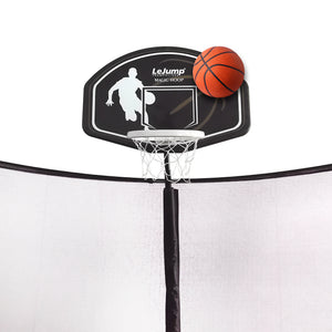 Trampolin Basketballkorb mit Basketball Stabil, einfach zu montieren Passend für alle LeJump Outdoor Trampoline für Kinder und Erwachsene